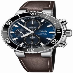 Oris Aquis Chronograph Mens watch Unisex Automatic Steel 01 774 7743 4155-07 5 24 10EB