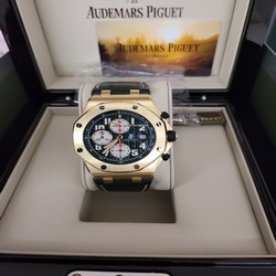 Audemars Piguet Automatic Yellow gold 26194BA monte napoleone green dial