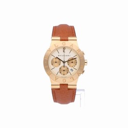 Bulgari Diagono Mens watch Unisex Quartz Yellow gold CH35G