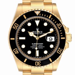 Rolex Submariner Date Mens watch Unisex Yellow gold Automatic 126618