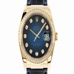 Rolex Datejust 36 Mens watch Unisex Yellow gold Automatic 116188