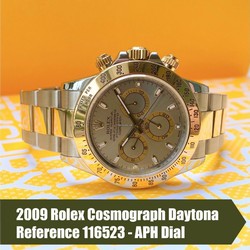 Rolex Daytona Mens watch Unisex Gold Steel Automatic 116523