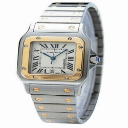 Cartier Santos Galbee Quartz Steel W20011C4