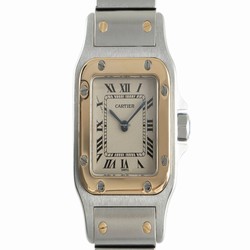 Cartier Santos Womens watch Quartz Gold Steel 166930
