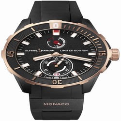 Ulysse Nardin Mens watch Unisex Automatic Rose gold 1185-170LE-3 BLACK-MON