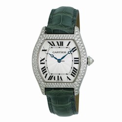 Cartier Tortue Mens watch Unisex Automatic White gold 2497