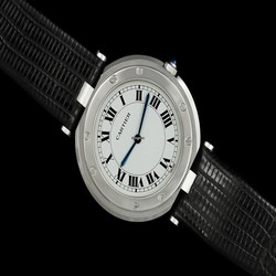 Cartier Santos Mens watch Unisex Quartz Steel 8277