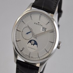 Zenith Captain Moonphase Mens watch Unisex Automatic Steel 03.2143.691 01.C498