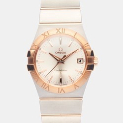 Omega Constellation Quartz Mens watch Unisex Quartz Gold Steel 123.20.35.60.02.001