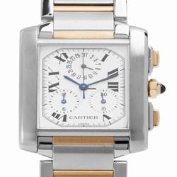 Cartier Tank Francaise Mens watch Unisex Quartz Gold Steel W51004Q4 2303