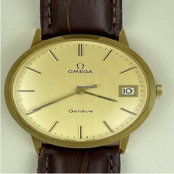 Omega Geneve Mens watch Unisex Manual winding Yellow gold 132 051