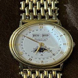Blancpain Villeret Quantieme Complet Mens watch Unisex Automatic Yellow gold 6264-3642-55B