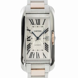 Cartier Tank Anglaise Mens watch Unisex Automatic Gold Steel 3507