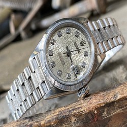Rolex Lady-Datejust Womens watch White gold 69279