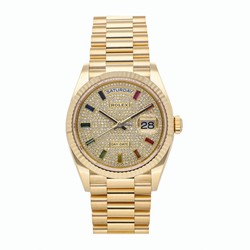 Rolex Day-Date 36 Mens watch Unisex Yellow gold Automatic 128238-0051