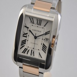 Cartier Tank Anglaise Mens watch Unisex Automatic Gold Steel w5310006