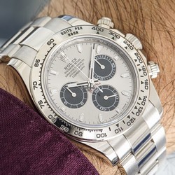 Rolex Daytona Mens watch Unisex White gold Automatic 116509