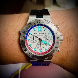 Bulgari Diagono Mens watch Unisex Automatic Steel GMT40SFB