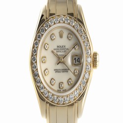 Rolex Lady-Datejust Pearlmaster Womens watch Yellow gold Automatic 69298