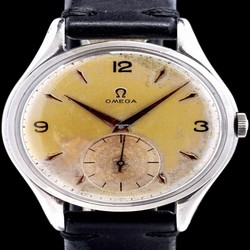 Omega Mens watch Unisex Manual winding Steel 2505-13