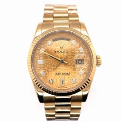 Rolex Day-Date 36 Mens watch Unisex Yellow gold Automatic 118338