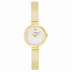 Movado Womens watch Quartz Gold Steel 607111