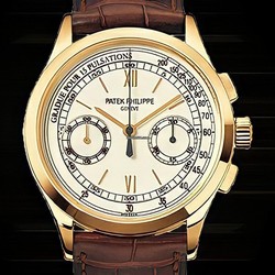 Patek Philippe Chronograph Mens watch Unisex Manual winding Yellow gold 5170J-001