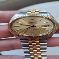 Rolex Mens watch Unisex Gold Steel Automatic 455