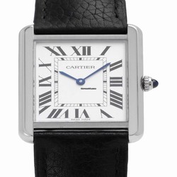 Cartier Tank Solo Mens watch Unisex Quartz Steel W5200003 3169