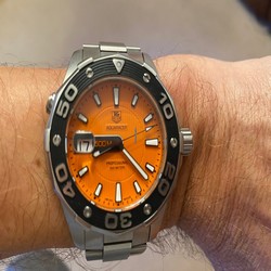 TAG Heuer Aquaracer 500M Mens watch Unisex Quartz Steel WAJ 1113