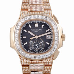 Patek Philippe Nautilus Mens watch Unisex Automatic Rose gold 5980 1400R-011