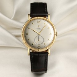 Rolex Oyster Precision Mens watch Unisex Yellow gold Manual winding 4325