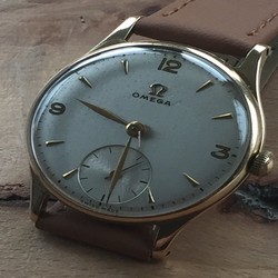 Omega Mens watch Unisex Manual winding Yellow gold 12320