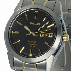 Seiko Mens watch Unisex Quartz Titanium SGG735P1