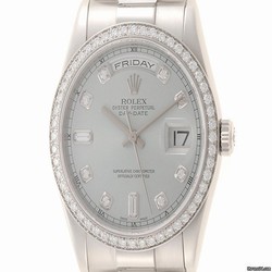 Rolex Day-Date 36 Mens watch Unisex Platinum Automatic 118346A