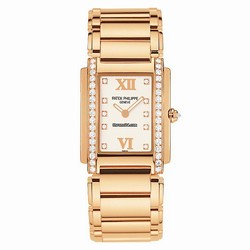 Patek Philippe Twenty~4 Womens watch Quartz Rose gold 4910 11R-011