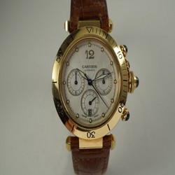 Cartier Pasha Mens watch Unisex Automatic Yellow gold 2111