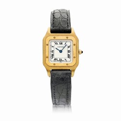 Cartier Santos Mens watch Unisex Manual winding Yellow gold 1045