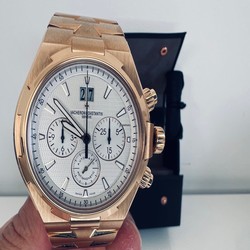 Vacheron Constantin Overseas Chronograph Mens watch Unisex Automatic Rose gold 49150 B01R-9454