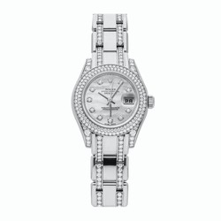 Rolex Lady-Datejust Pearlmaster Womens watch White gold Automatic 80359