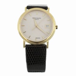Patek Philippe Calatrava Mens watch Unisex Quartz Yellow gold 3499J