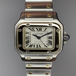 Cartier Santos Galbee Womens watch Automatic Gold Steel 2423