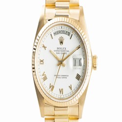 Rolex Day-Date 36 Mens watch Unisex Yellow gold Automatic 18038