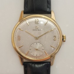 Omega Mens watch Unisex Manual winding Gold Steel 121.001-63