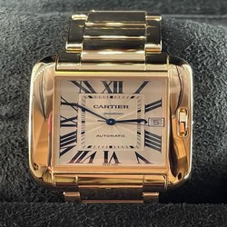 Cartier Tank Anglaise Mens watch Unisex Automatic Rose gold W5310003