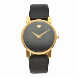 Movado Museum Mens watch Unisex Quartz Gold Steel 87.G4.875