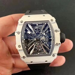 Richard Mille Mens watch Unisex Automatic Carbon Richard Mille RM 12-01 Tourbillon Quartz Tpt