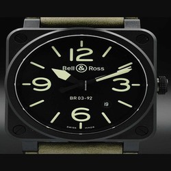 Bell & Ross BR 03-92 Ceramic Mens watch Unisex Automatic Ceramic BR0392-BL3-CE SCA
