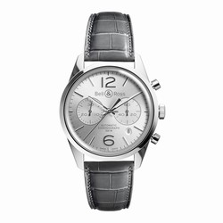 Bell & Ross Vintage Automatic Steel BRG126.WH.ST.SCR