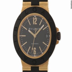 Bulgari Diagono Mens watch Unisex Automatic Yellow gold AL38G